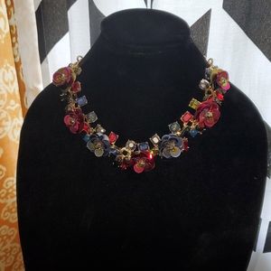 Multi-colored Modcloth flower necklace.